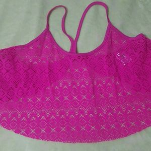 VS Pink Swimming Suit Top Cover size M